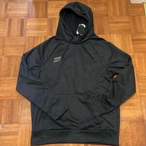 NWT - Hurley - Mens- L - Black - Pullover Hoodie w/ front pouch